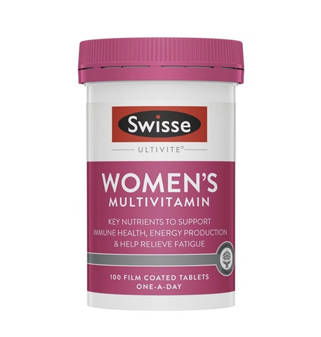 Viên Uống Swisse Women’s Multivitamin 60 Viên - Bổ Sung Vitamin và Khoáng Chất Cho Phụ Nữ - Hỗ Trợ Năng Lượng, Làm Đẹp, Sức Khỏe