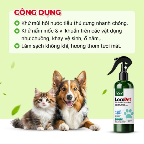Xịt Khử Mùi Nước Tiểu Chó Mèo Khử Mùi Siêu Nhanh, Khử Khuẩn và Nấm Mốc, An Toàn cho Sức Khỏe Thú Cưng