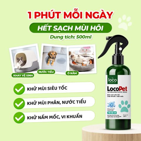 Xịt Khử Mùi Nước Tiểu Chó Mèo Khử Mùi Siêu Nhanh, Khử Khuẩn và Nấm Mốc, An Toàn cho Sức Khỏe Thú Cưng