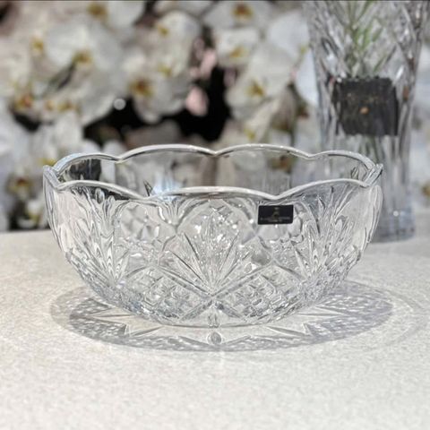 Bát Pha Lê Killarney Crystal 25cm - Tô Sang Trọng Đựng Hoa Quả, Bánh Kẹo, Trang Trí Bàn Tiệc Lấp Lánh