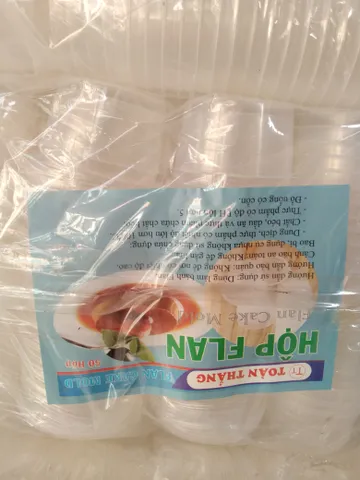 Lốc 50 Hủ Bánh Flan, Caramen, Sữa Chua, Rau Câu - Hộp Đựng Thức Ăn Nhựa PP Chịu Nhiệt, Dung Tích 70ml