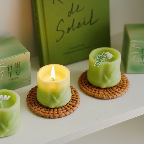 Nến thơm bamboo cao cấp - Nến xông phòng hỗ trợ ngủ, giảm căng thẳng, tạo không gian thơm tho và ấm cúng