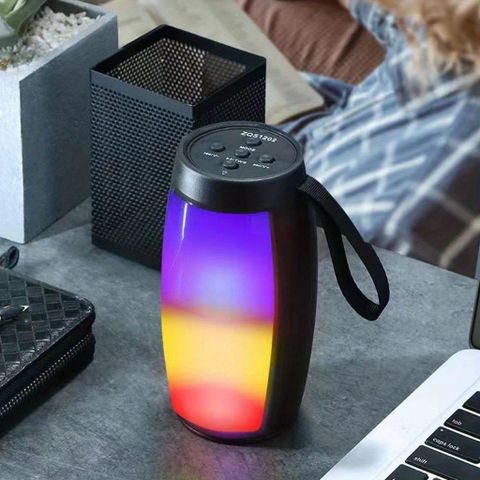 Loa Bluetooth MINI ZQS12025 - Âm Thanh Chất Lượng Cao Có Đèn Nháy Theo Nhạc, Đọc USB, Thẻ Nhớ, Thiết Kế Nhỏ Gọn Dễ Dàng Mang Theo