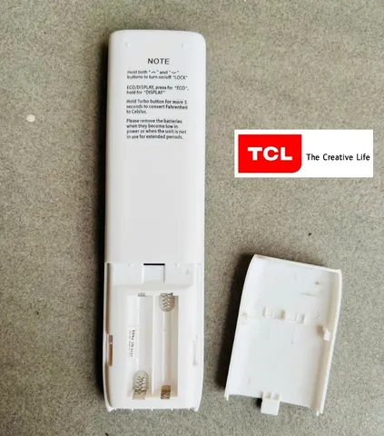 Điều khiển Remote Điều Hòa TCL I SET ECO 1 - Thiết bị 2 chiều Inverter Mới Tặng Pin, Tương thích với tất cả các dòng máy lạnh TCL