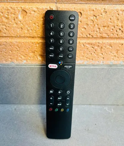 Điều khiển Remote giọng nói VOICE TIVI XIAOMI DÀI 1 nút trắng PHÍM ÊM NHẠY HÀNG MỚI+TẶNG PIN