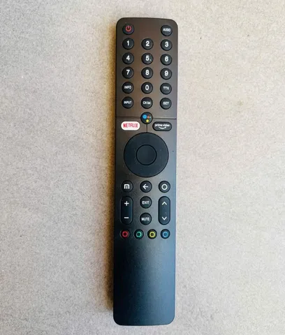 Điều khiển Remote giọng nói VOICE TIVI XIAOMI DÀI 1 nút trắng PHÍM ÊM NHẠY HÀNG MỚI+TẶNG PIN