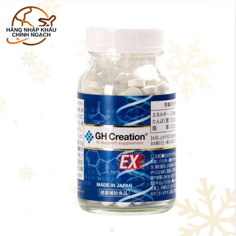 Viên Uống Tăng Chiều Cao GH Creation Ex Nhật Bản - Hỗ Trợ Phát Triển Chiều Cao Tự Nhiên 270 Viên