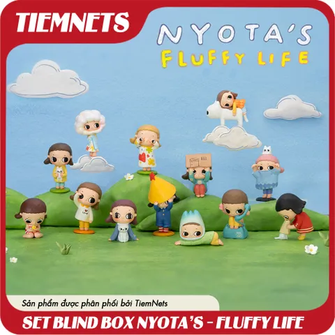 Mô Hình Blind Box Nyota's Fluffy Life Series 1 - Bộ Sưu Tập 13 Nhân Vật Ngẫu Nhiên PVC/ABS, Đồ Chơi Trẻ Em Thú Vị