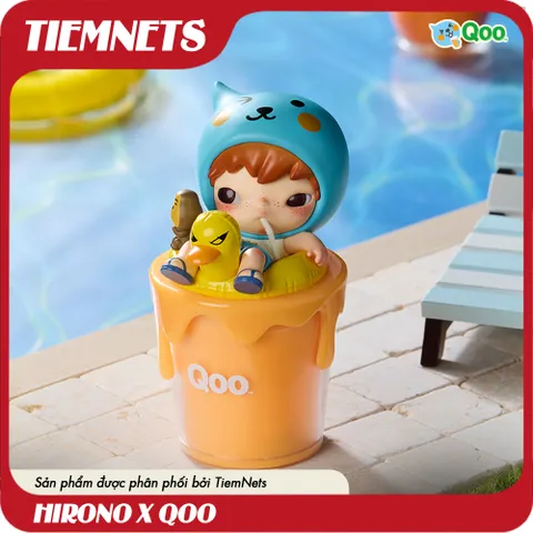 Mô Hình Hirono x Qoo Blush - Figure Chính Hãng Cao 7.5cm, Đồ Chơi Nghệ Thuật, Quà Tặng Sáng Tạo cho Fan Qoo