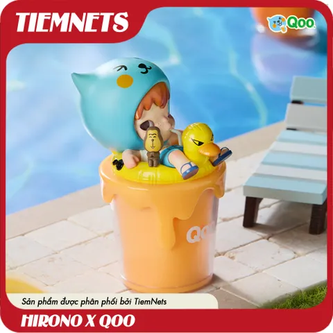 Mô Hình Hirono x Qoo Blush - Figure Chính Hãng Cao 7.5cm, Đồ Chơi Nghệ Thuật, Quà Tặng Sáng Tạo cho Fan Qoo