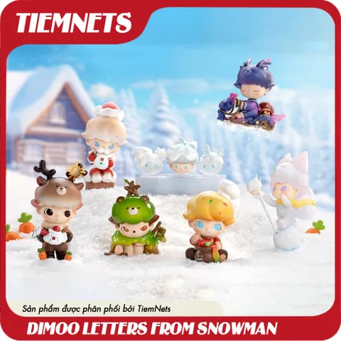 Mô Hình Blind Box Dimoo Letters from Snowman - Bộ Figurine Ngẫu Nhiên PVC/ABS Thú Vị Dành Cho Người Sưu Tập