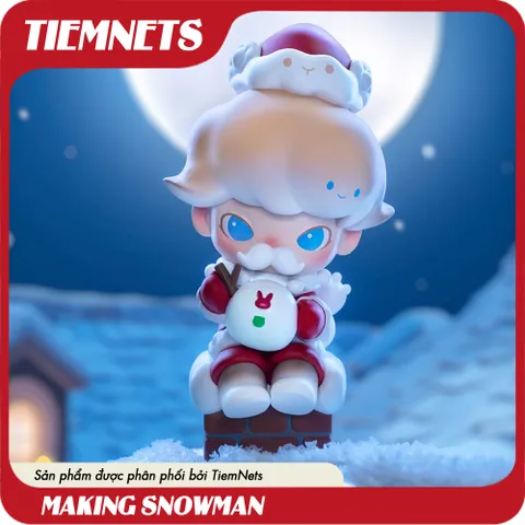Mô Hình Blind Box Dimoo Letters from Snowman - Bộ Figurine Ngẫu Nhiên PVC/ABS Thú Vị Dành Cho Người Sưu Tập