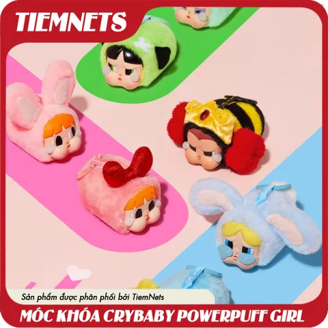 Móc Khóa Crybaby - Hộp Blind Box Nhân Vật Powerpuff Girls Ngẫu Nhiên, Quà Tặng Dễ Thương Cho Fan Bộ Phim Hoạt Hình