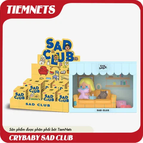 Bộ Mô Hình Blind Box Crybaby Sad Club - 9 Nhân Vật Độc Đáo, Bao Gồm Thông Điệp Xuyên Thấu, Đồ Chơi PVC/ABS cao cấp