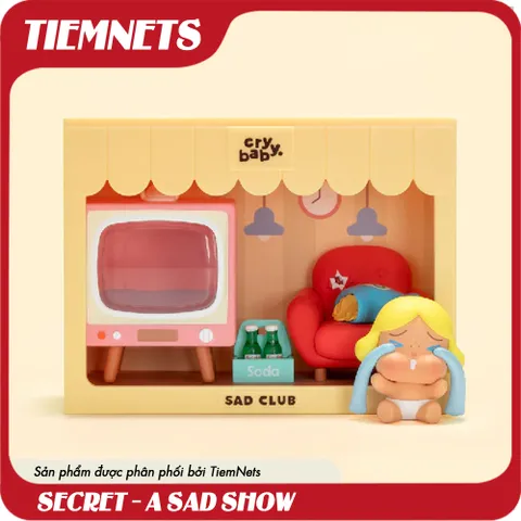 Bộ Mô Hình Blind Box Crybaby Sad Club - 9 Nhân Vật Độc Đáo, Bao Gồm Thông Điệp Xuyên Thấu, Đồ Chơi PVC/ABS cao cấp