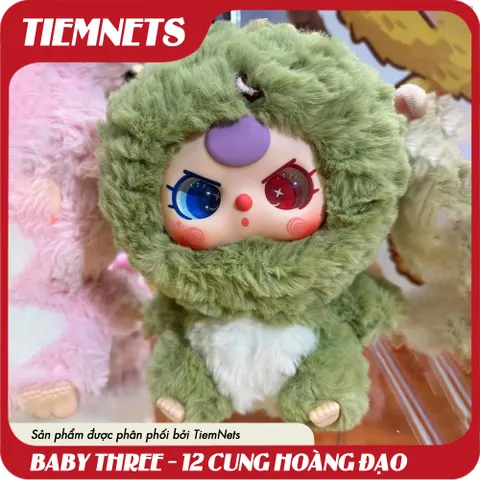 MÔ HÌNH BLIND BOX BABY THREE 12 CON GIÁP PLUSH DOLL - CHÍNH HÃNG DOUMI