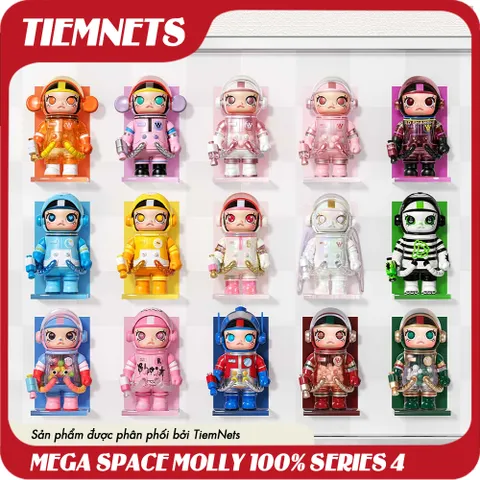 Mô Hình Blind Box Space Molly 100% Series 4 - Bộ Sưu Tập 15 Nhân Vật Ngẫu Nhiên PVC/ABS - Quà Tặng Arttoys Thú Vị