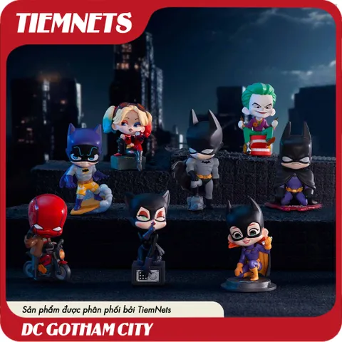 Mô Hình Blind Box DC Gotham City - Bộ Sưu Tập 13 Nhân Vật Batman, Joker, Harley Quinn, Catwoman - Quà Tặng Cho Fan Hâm Mộ DC