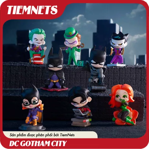 Mô Hình Blind Box DC Gotham City - Bộ Sưu Tập 13 Nhân Vật Batman, Joker, Harley Quinn, Catwoman - Quà Tặng Cho Fan Hâm Mộ DC