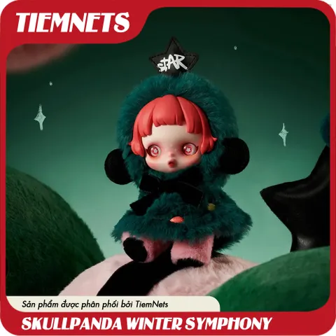Bộ Mô Hình Blind Box Skullpanda Winter Symphony Plush - Nhân Vật Ngẫu Nhiên 13.5 cm, Chất Liệu PVC - Quà Tặng Độc Đáo Cho Fan Hâm Mộ