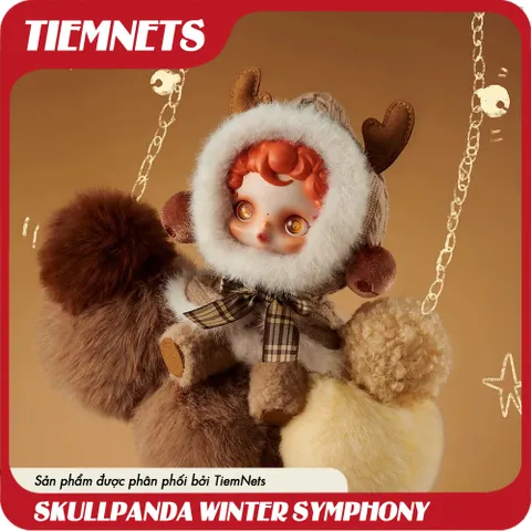 Bộ Mô Hình Blind Box Skullpanda Winter Symphony Plush - Nhân Vật Ngẫu Nhiên 13.5 cm, Chất Liệu PVC - Quà Tặng Độc Đáo Cho Fan Hâm Mộ