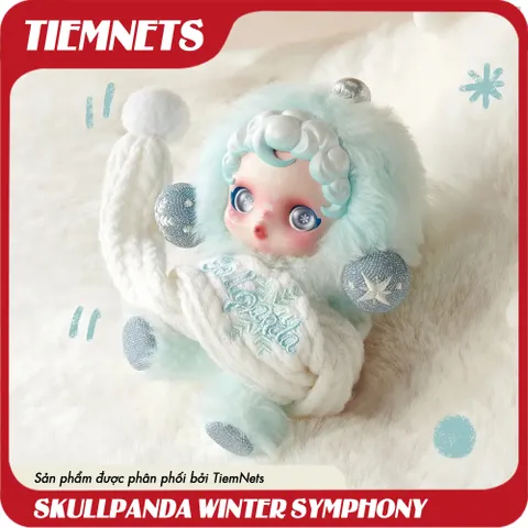 Bộ Mô Hình Blind Box Skullpanda Winter Symphony Plush - Nhân Vật Ngẫu Nhiên 13.5 cm, Chất Liệu PVC - Quà Tặng Độc Đáo Cho Fan Hâm Mộ