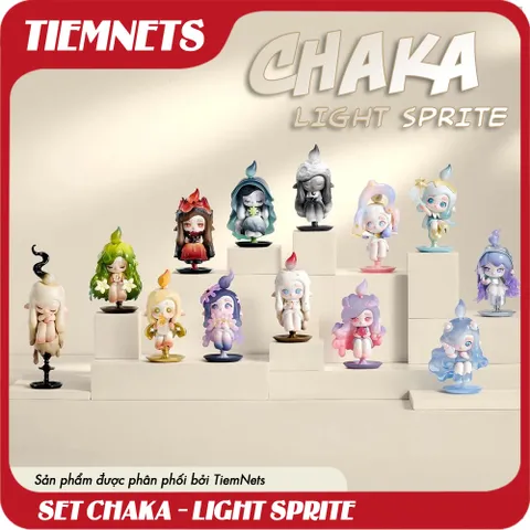 MÔ HÌNH BLIND BOX CHAKA SEASON 1 - LIGHT SPRITE PVC/ABS 10CM, Set 13 Nhân Vật Ngẫu Nhiên, Quà Tặng Độc Đáo Cho Fan Arttoys