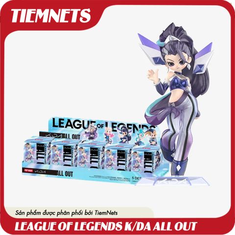 Mô Hình Blind Box Liên Minh Huyền Thoại K/DA All Out - Bộ Sưu Tập 6 Nhân Vật PVC Chất Lượng, Quà Tặng Fan Game