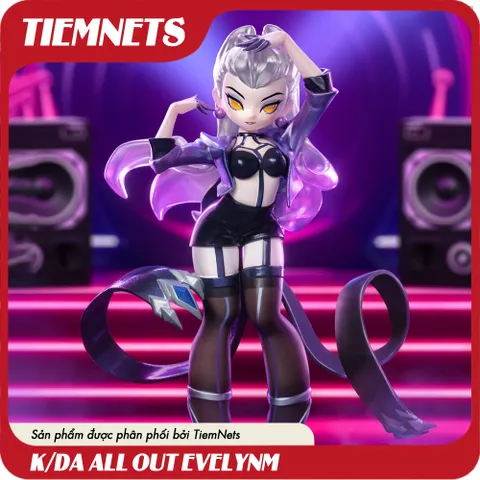 Mô Hình Blind Box Liên Minh Huyền Thoại K/DA All Out - Bộ Sưu Tập 6 Nhân Vật PVC Chất Lượng, Quà Tặng Fan Game