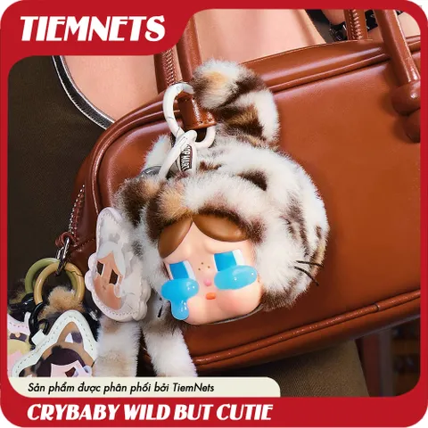 MÔ HÌNH BLIND BOX CRYBABY WILD BUT CUTIE - VINYL PLUSH PENDANT