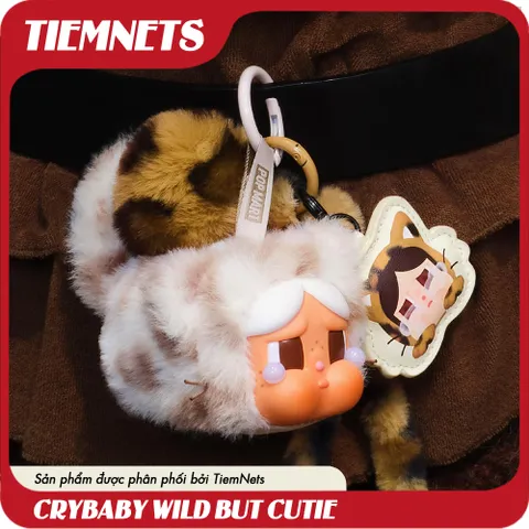 MÔ HÌNH BLIND BOX CRYBABY WILD BUT CUTIE - VINYL PLUSH PENDANT