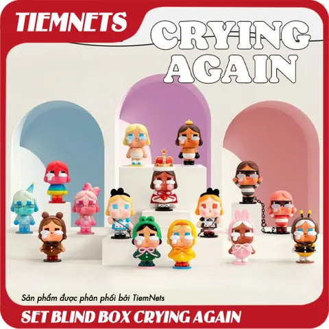 Mô Hình Blind Box Crybaby - Bộ Sưu Tập 15 Nhân Vật Ngẫu Nhiên PVC/ABS 6-9cm - Quà Tặng Thú Vị Cho Người Sưu Tầm