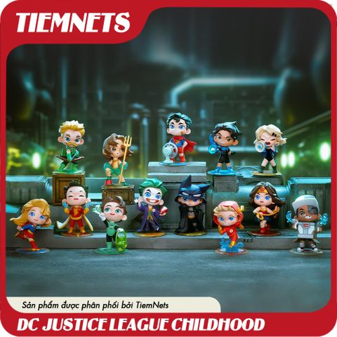 Mô Hình Blind Box DC Justice League - Bộ Nhân Vật Batman, Superman, Wonder Woman, Joker, Shazam, Quà Tặng Cho Fan Marvel