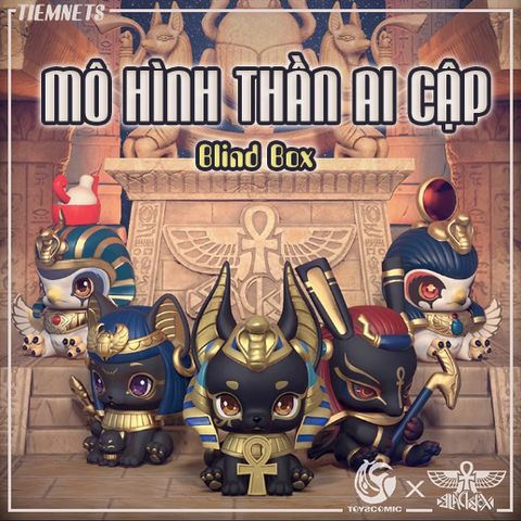 Bộ Mô Hình Blind Box Thần Ai Cập Chibi Cute - Season 1, 9 Nhân Vật PVC/ABS, Quà Tặng Độc Đáo Cho Fan Hâm Mộ