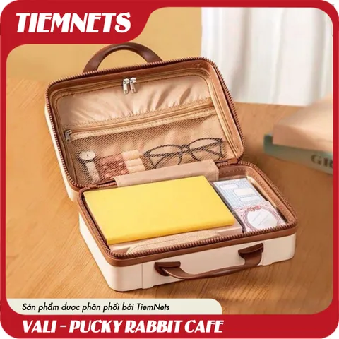 Vali Pucky Rabbit Cafe Siêu Ngọt - Đồ Chơi Designer - Quà Tặng Popmart Dễ Thương для Trẻ Em