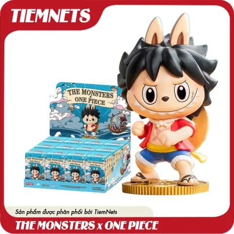 Mô Hình Blind Box The Monsters x One Piece - Bộ 13 Nhân Vật PVC/ABS, Monkey D. Luffy Gear 5, Quà Tặng Dành Cho Fan Anime