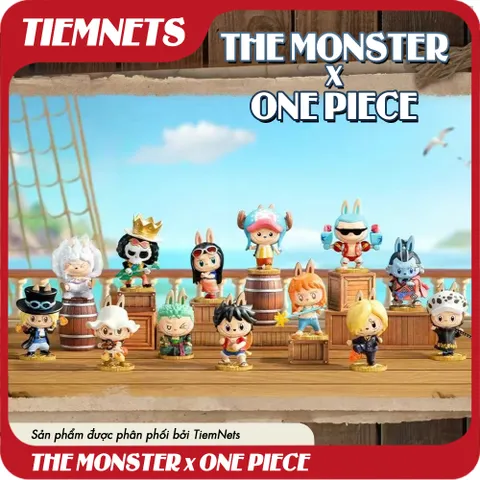 Mô Hình Blind Box The Monsters x One Piece - Bộ 13 Nhân Vật PVC/ABS, Monkey D. Luffy Gear 5, Quà Tặng Dành Cho Fan Anime