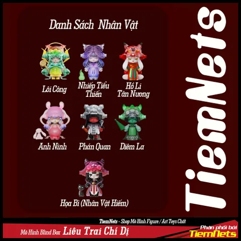 MÔ HÌNH BLIND BOX LIÊU TRAI CHÍ DỊ