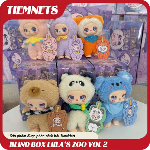 Mô Hình Blind Box Liila's Zoo Vol 2 - Búp Bê Nhồi Bông - Bộ 7 Nhân Vật Khác Nhau, Bảo Đảm Nhận Nhân Vật Secret Hiếm 1:96