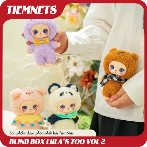 Mô Hình Blind Box Liila's Zoo Vol 2 - Búp Bê Nhồi Bông - Bộ 7 Nhân Vật Khác Nhau, Bảo Đảm Nhận Nhân Vật Secret Hiếm 1:96
