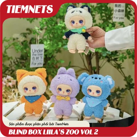 Mô Hình Blind Box Liila's Zoo Vol 2 - Búp Bê Nhồi Bông - Bộ 7 Nhân Vật Khác Nhau, Bảo Đảm Nhận Nhân Vật Secret Hiếm 1:96