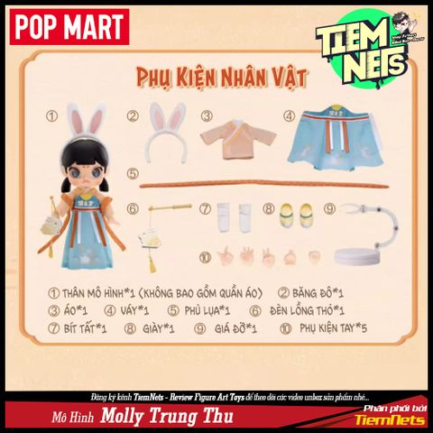 Mô Hình Molly Rước Đèn Trung Thu Đặc Biệt - Đồ Chơi Nghệ Thuật PVC/ABS, Quà Tặng Ý Nghĩa Cho Dịp Tết Trung Thu