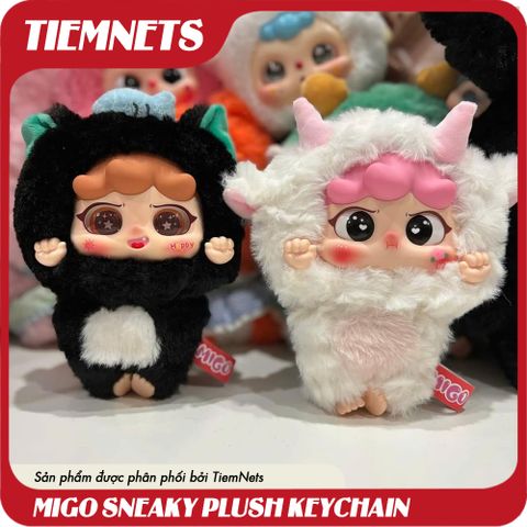MÔ HÌNH BLIND BOX MIGO SNEAKY PLUSH KEYCHAIN