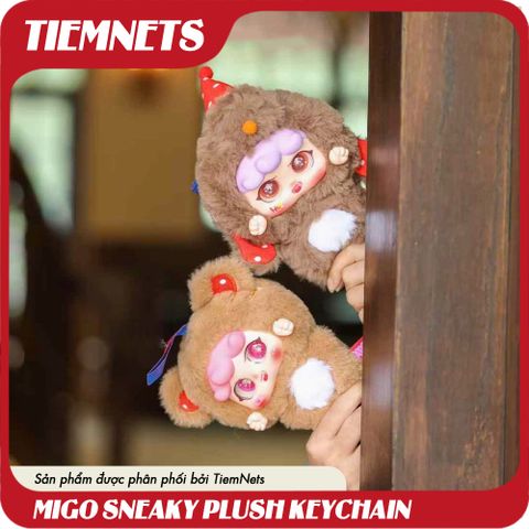 MÔ HÌNH BLIND BOX MIGO SNEAKY PLUSH KEYCHAIN