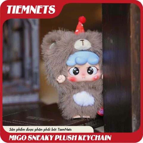 MÔ HÌNH BLIND BOX MIGO SNEAKY PLUSH KEYCHAIN