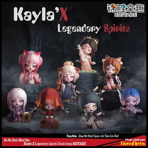 Bộ Mô Hình BLIND BOX Kayla'x Legendary Spirits - Siêu Dễ Thương Chibi, 9 Nhân Vật Khác Nhau, Quà Tặng Độc Đáo Cho Fan Hâm Mộ