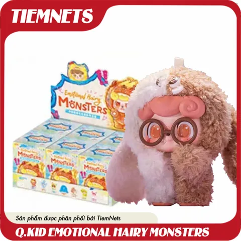 Mô Hình Blind Box Q.KID - Nhân Vật Cảm Xúc Đầy Đủ 7 Monster - Quà Tặng Nghệ Thuật Dành Cho Người Sưu Tập