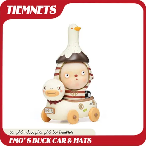 Mô Hình Xe Vịt Emo's Duck Car & Mũ Nam Châm - Quà Tặng Nghệ Thuật SooyaStudio 2025 Solo Exhibition