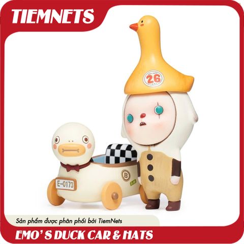 Mô Hình Xe Vịt Emo's Duck Car & Mũ Nam Châm - Quà Tặng Nghệ Thuật SooyaStudio 2025 Solo Exhibition