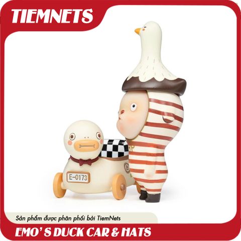 Mô Hình Xe Vịt Emo's Duck Car & Mũ Nam Châm - Quà Tặng Nghệ Thuật SooyaStudio 2025 Solo Exhibition